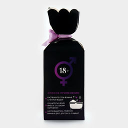 Соль для ванны «Искушение», 200 г, аромат орхидея, 18+, Чистое счастье