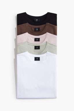 Pack de 5 camisetas Slim Fit - H&m фото 7