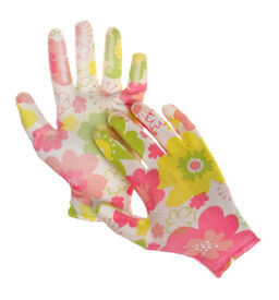 Перчатки садовые цветные полиэстеровые Ассорти