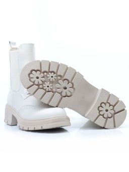 01-5253-2 WHITE Ботинки демисезонные женские (искусственная кожа, байка) - Фабричный китай фото 16
