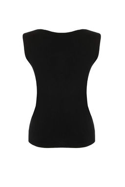 Siyah Triko Kay?k Yaka Tas Detayl? S?k Bluz TWOSS26BZ00309 - Trendyolmilla фото 2