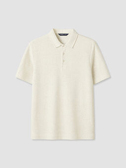 Regular Fit Polo Yaka Dokulu Erkek Ti??rt