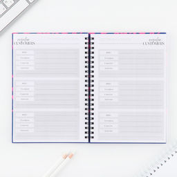 Планинг для записи клиентов А5, 98 листов, на гребне Мастер - Artfox фото 13