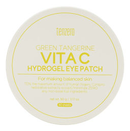 Tenzero Green Tangerine Vita C Hydrogel Eye Patch, 90g - Гидрогелевые патчи для глаз с экстрактом зеленого мандарина