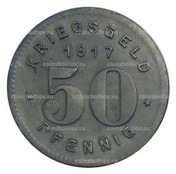 50 пфеннигов 1917 года Германия  Нотгельд Виттен