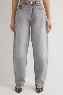 Ac?k Mavi Normal Bel Loose Baggy Jeans TWOSS25JE00063 - Trendyolmilla фото 8