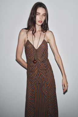 ZW COLLECTION STRIPED CAMISOLE DRESS - Zara фото 2