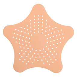 Ситечко-улавливатель волос для ванны 15х15см, силикон DH34-121