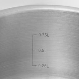 Кастрюля Катунь «Общепит», 1 л, d=14 см, с крышкой, капсульное дно, индукция, нержавеющая сталь, хромированная