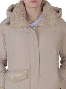23210 BEIGE Куртка зимняя женская (150 гр. био-пух)