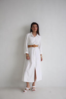 Martichelli Платье голубое с принтом воздушное  фото 16