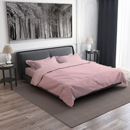 Пододеяльник 1,5 спальный Вестерн, пудровый 145х215см, бязь Комфорт 121г/м2, хлопок 100%, упаковка классическая ПВХ 28х41см, Домашняя мода (Россия) фото 3