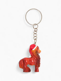 Брелок новогодний Лошадь с подковой, 3.5 см - Сима-ленд фото 3