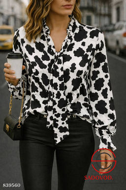 Блузка женская с принтом - Bruno фото 3