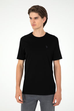 Мужская черная базовая футболка Неожиданная скидка в корзине - U.s. polo assn фото 3