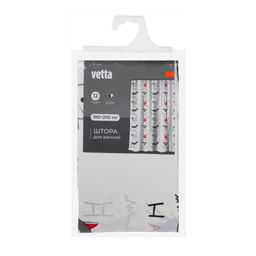 Шторка VETTA для ванной 180*200 см ПЕВА, Веселые коты арт. 461-648