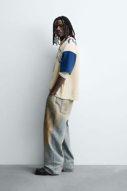 RETRO VARSITY T-SHIRT - Zara фото 4