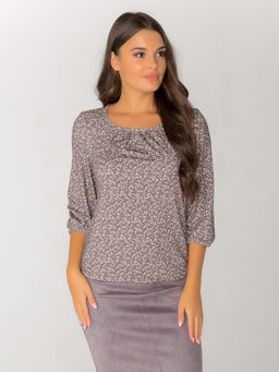 02-725 Блуза - Вишня фото 2