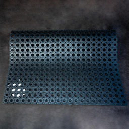 Коврик напольный "Решетка" RH 80*120 см, толщина 16 мм