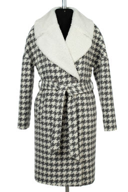 02-3165 Пальто женское утепленное (пояс) - El podio фото 17