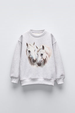 HORSE PRINT SWEATSHIRT - Zara фото 3