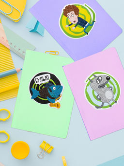 Кристальная (алмазная) мозаика ФРЕЯ CMF-ALVN-310 наклейки Петя и Волк 10 х 11.5 см