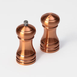 Набор мельниц для соли и перца Доляна, 2 шт., 10×5×10 см, цвет бронзовый