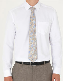Beyaz Regular Fit Uzun Kollu Basic G_mlek - Pierre cardin фото 6