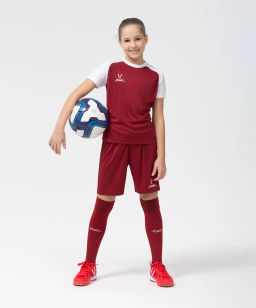 Шорты игровые JOGEL CAMP Classic Shorts, гранатовый/белый, детский