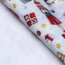 Цена за 10 шт. Бумага упаковочная новогодняя глянцевая «Мода », 68×100 см