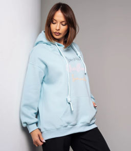 Худи #КТ3628 (1), голубой - Dommod фото 2