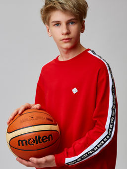 Свитшот красный 231140977