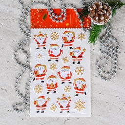 Наклейка новогодняя 25х14 Новый год / 610-276 /уп 12/600/ - Галеонтрейд фото 7