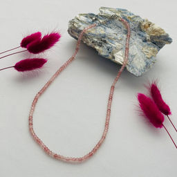 Колье из Клубничного кварца