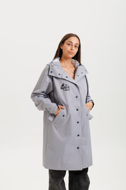 Плащ-дождевик (серый)