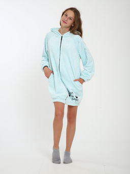 Халат "Лапки" бирюза