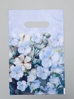 Цена за 100 шт. Пакет «Лазурь», полиэтиленовый с вырубной ручкой, 20×30 см, 30 мкм