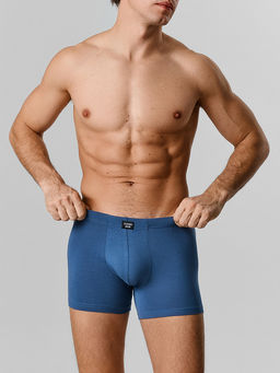 Цена за 2 штуки! Трусы боксеры мужские синие - Mark formelle фото 2