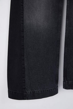 Ozel Koleksiyon Mavi Yuksek Bel Renk Bloklu Wide Leg Genis Paca Jeans TWOAW26JE00099 - Trendyolmilla фото 8