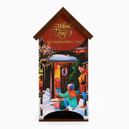 Подарочный набор новогодний Тепло внутри, сказочно снаружи: чайный домик, кружка, 20.5?20.5?10 см - Сима-ленд фото 4