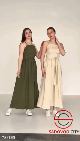 Женское летнее макси платье