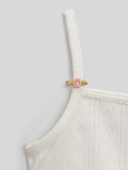 ACOOLA / Майка детская для девочек Paige молочный