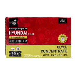 Порошок стиральный защита цветных тканей Hyundai Our Herb Story, Корея, 500 г Акция