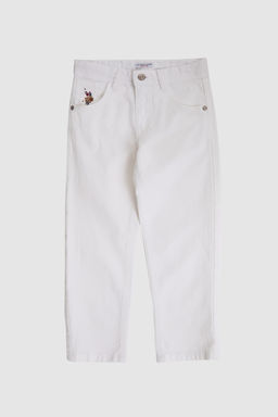 Erkek Гocuk Beyaz Kanvas Pantolon - U.s. polo assn фото 2