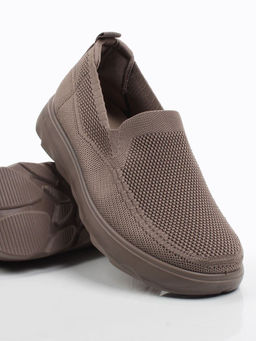 05-TEX-D03-09 DK. BEIGE Полуботинки спортивные летние мужские (текстиль) - Фабричный китай фото 13