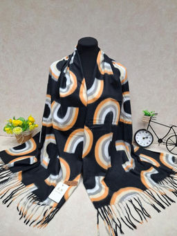 Мягкий палантин из кашемира мультицвет