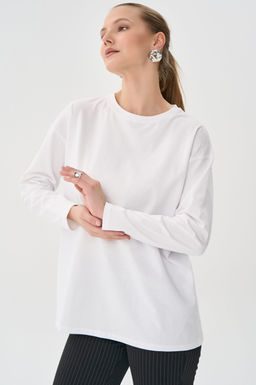Лонгслив Эшли (белый) - Эльза фото 5