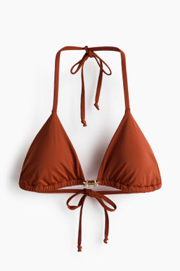 Top de bikini triangular con relleno