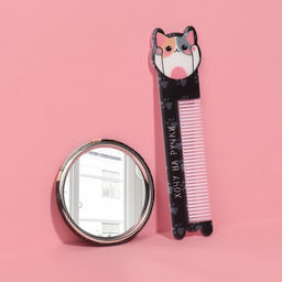 Набор Булка, 2 предмета: зеркало, расчёска - Queen fair фото 3