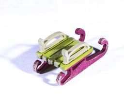 Елочные игрушки: Санки малые 90YY61-504 Classic - Idh фото 3